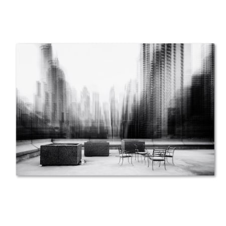 Roswitha Schleicher Schwarz 'The Terrace' Canvas Art,22x32